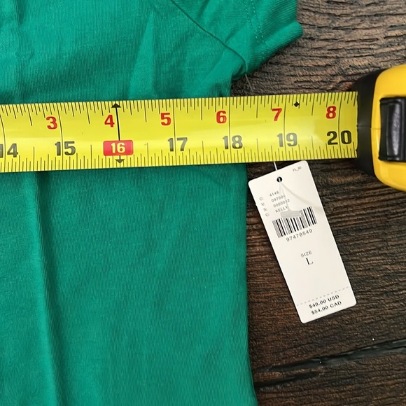 Anthropologie Maeve V Neck Hockey Graphic Tee - Picture 12 of 13